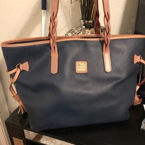 Large Navy Dooney & Bourke Purse